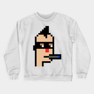 Nft Men CryptoPunk Crewneck Sweatshirt